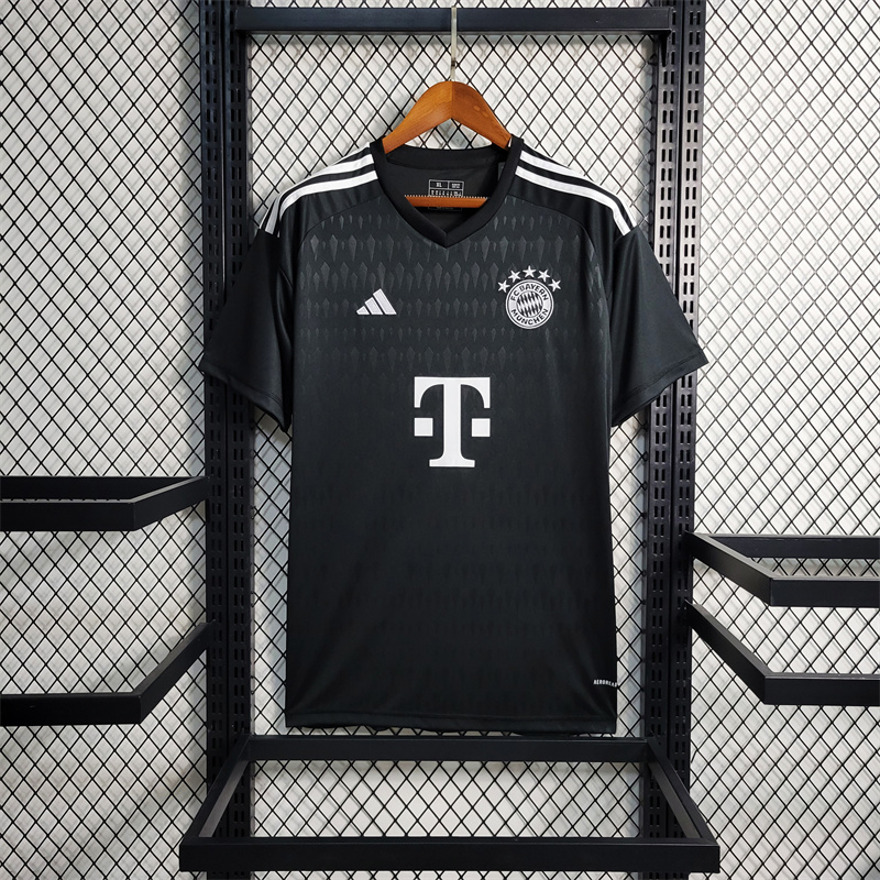 23-24 Bayern Munich Black Jersey Fans Jersey - Goalkeeper